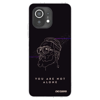 Picasee silikonový průhledný obal pro Xiaomi Mi 11 - You are not alone
