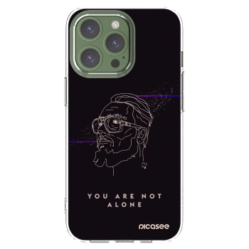 Picasee silikonový průhledný obal pro Apple iPhone 13 Pro - You are not alone