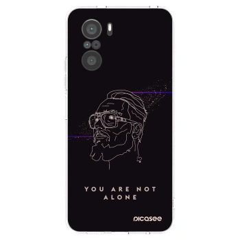 Picasee silikonový průhledný obal pro Xiaomi Poco F3 - You are not alone