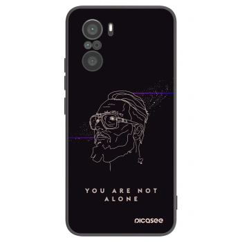 Picasee silikonový černý obal pro Xiaomi Poco F3 - You are not alone