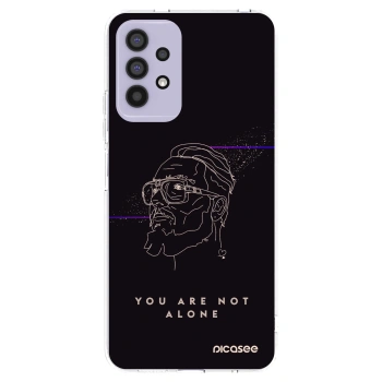Picasee silikonový průhledný obal pro Samsung Galaxy A32 4G SM-A325F - You are not alone