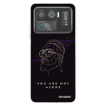 Picasee silikonový průhledný obal pro Xiaomi Mi 11 Ultra - You are not alone
