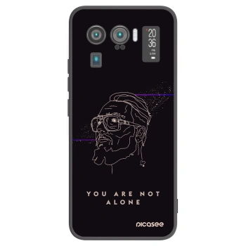 Picasee silikonový černý obal pro Xiaomi Mi 11 Ultra - You are not alone