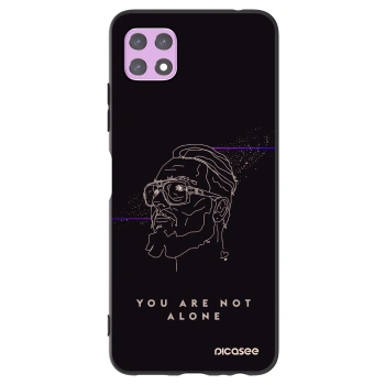 Picasee silikonový černý obal pro Samsung Galaxy A22 A226B 5G - You are not alone