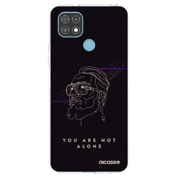 Picasee silikonový průhledný obal pro Realme C21 - You are not alone