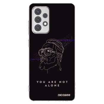 Picasee silikonový průhledný obal pro Samsung Galaxy A52s 5G A528B - You are not alone