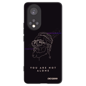 Picasee silikonový černý obal pro Honor 50 5G - You are not alone
