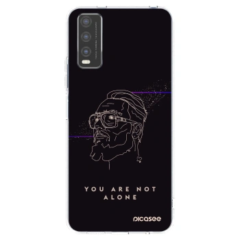 Picasee silikonový průhledný obal pro Vivo Y20s - You are not alone