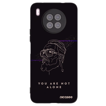 Picasee silikonový černý obal pro Huawei Nova 8i - You are not alone
