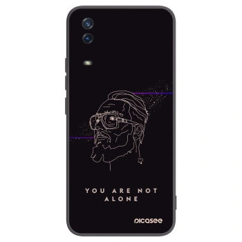 Picasee silikonový černý obal pro Vivo Y11s - You are not alone