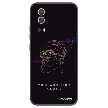 Picasee silikonový černý obal pro Vivo Y72 5G - You are not alone