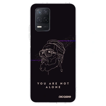 Picasee silikonový průhledný obal pro Realme 8 5G - You are not alone
