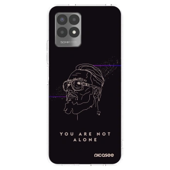 Picasee silikonový průhledný obal pro Realme 8i - You are not alone