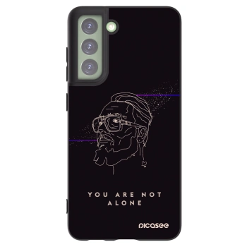 Picasee silikonový černý obal pro Samsung Galaxy S21 FE 5G - You are not alone
