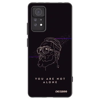 Picasee silikonový černý obal pro Xiaomi Redmi Note 11 Pro - You are not alone
