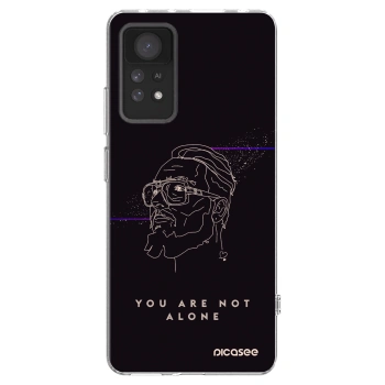 Picasee silikonový průhledný obal pro Xiaomi Redmi Note 11 Pro - You are not alone