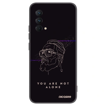 Picasee silikonový černý obal pro Realme GT Master Edition 5G - You are not alone