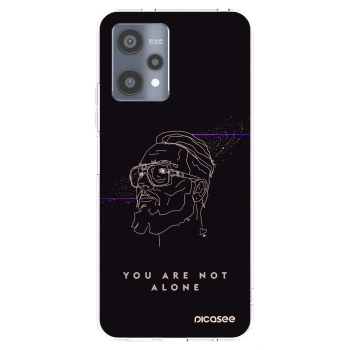 Picasee silikonový průhledný obal pro Realme 9 Pro 5G - You are not alone
