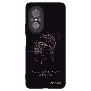 Picasee silikonový černý obal pro Huawei Nova 9 SE - You are not alone