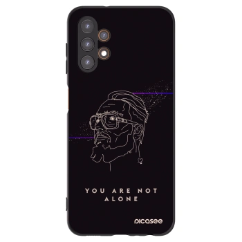 Picasee silikonový černý obal pro Samsung Galaxy A13 4G A135 - You are not alone