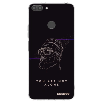 Picasee silikonový průhledný obal pro Huawei P Smart - You are not alone