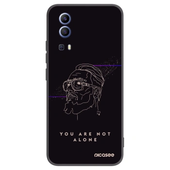 Picasee silikonový černý obal pro Vivo Y52 5G - You are not alone