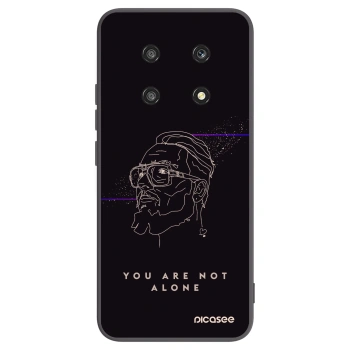 Picasee silikonový černý obal pro Honor Magic4 Lite 5G - You are not alone