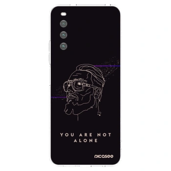 Picasee silikonový průhledný obal pro Sony Xperia 10 IV 5G - You are not alone