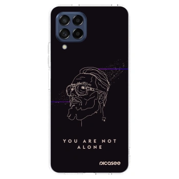 Picasee silikonový průhledný obal pro Samsung Galaxy M53 5G - You are not alone