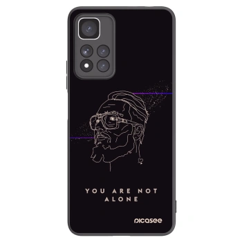 Picasee silikonový černý obal pro Xiaomi Redmi Note 11 Pro+ 5G - You are not alone