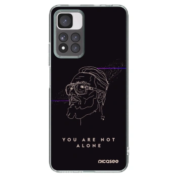 Picasee silikonový průhledný obal pro Xiaomi Redmi Note 11 Pro+ 5G - You are not alone