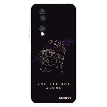 Picasee silikonový průhledný obal pro Honor 70 - You are not alone