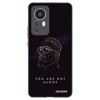 Picasee silikonový černý obal pro Xiaomi 12T - You are not alone