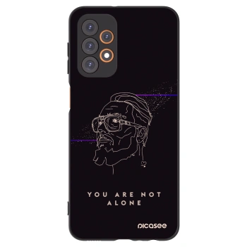 Picasee silikonový černý obal pro Samsung Galaxy A23 A236B 5G - You are not alone