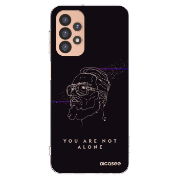 Picasee silikonový průhledný obal pro Samsung Galaxy A23 A236B 5G - You are not alone