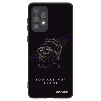 Picasee silikonový černý obal pro Samsung Galaxy A73 5G - You are not alone