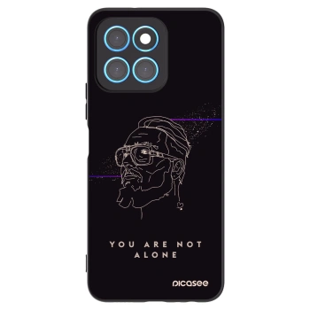 Picasee silikonový černý obal pro Honor X8 5G - You are not alone