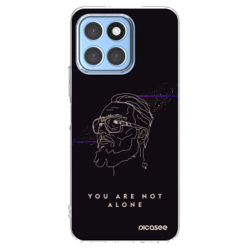 Picasee silikonový průhledný obal pro Honor X8 5G - You are not alone