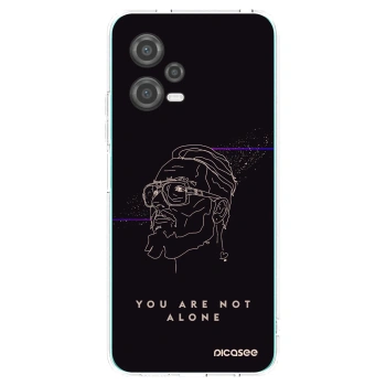Picasee silikonový průhledný obal pro Xiaomi Poco X5 - You are not alone