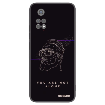 Picasee silikonový černý obal pro Xiaomi Redmi Note 11S 5G - You are not alone