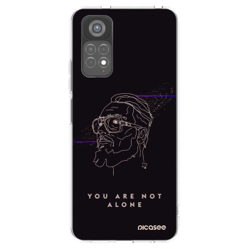 Picasee silikonový průhledný obal pro Xiaomi Redmi Note 11S 5G - You are not alone