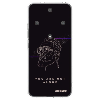 Picasee silikonový průhledný obal pro Honor Magic5 Lite 5G - You are not alone