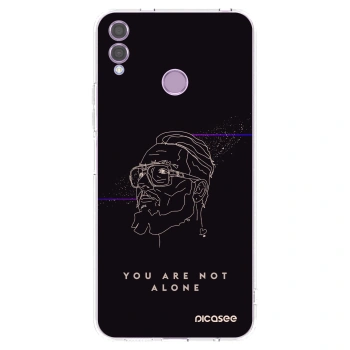 Picasee silikonový průhledný obal pro Honor 8X - You are not alone