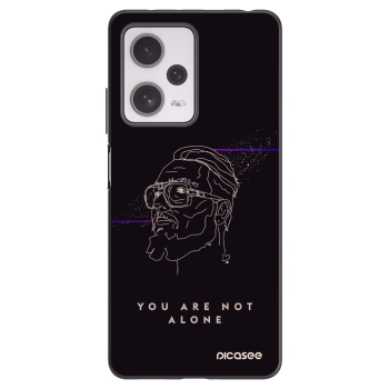 Picasee silikonový černý obal pro Xiaomi Redmi Note 12 Pro+ 5G - You are not alone