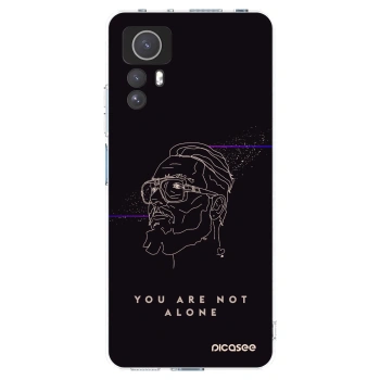 Picasee silikonový průhledný obal pro Xiaomi Redmi Note 12S - You are not alone