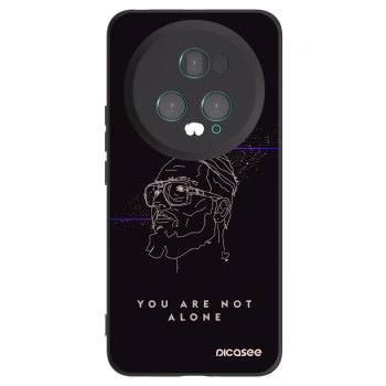 Picasee silikonový černý obal pro Honor Magic5 Pro - You are not alone