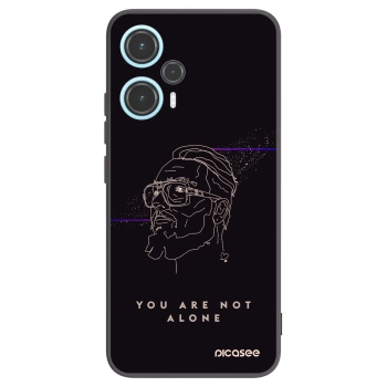 Picasee silikonový černý obal pro Xiaomi Poco F5 - You are not alone