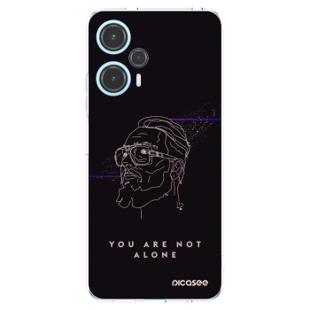 Picasee silikonový průhledný obal pro Xiaomi Poco F5 - You are not alone