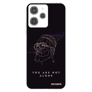 Picasee silikonový průhledný obal pro Xiaomi Redmi 12 4G - You are not alone