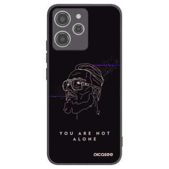 Picasee silikonový černý obal pro Xiaomi Redmi 12 4G - You are not alone
